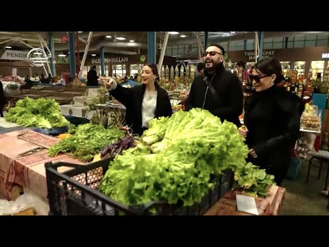 ანრი ჯოხაძე და ნინი ბადურაშვილი ბაქოს ბაზარში